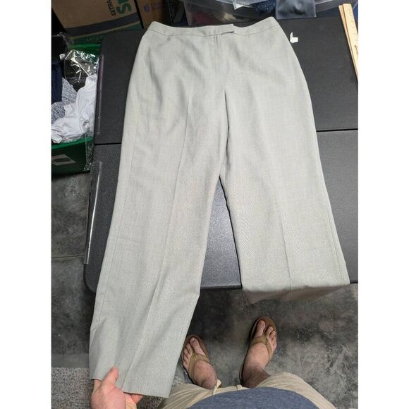 Larry Levine Suits Gray Dress Pants Women's 14 - Picture 4 of 8